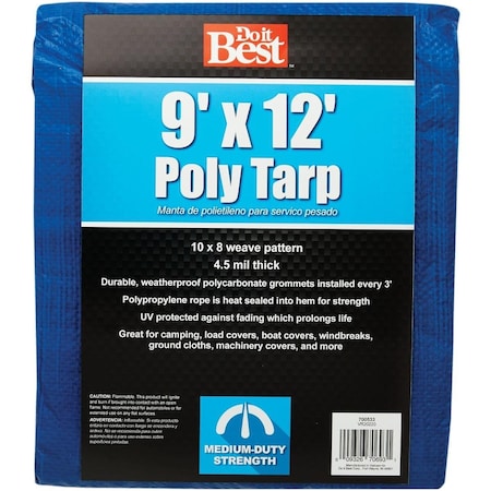 All-Source Medium Duty Tarp, Blue 700533